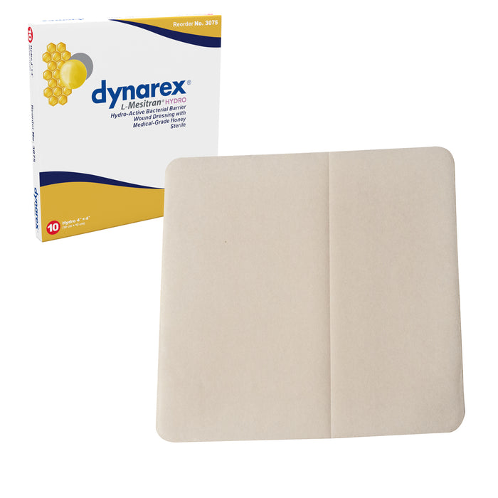 Dynarex Honey L-Mesitran Dressing - Hydro Style (10cm x 10cm) (4"x4")